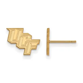 10k Yellow Gold Univ. of Central Florida XS (Tiny) Post Earrings