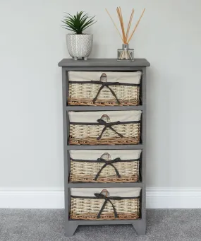 4 Drawer Tall Storage Unit