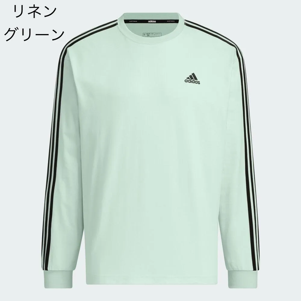 adidas  |Crew Neck Stripes Unisex Street Style Long Sleeves Plain