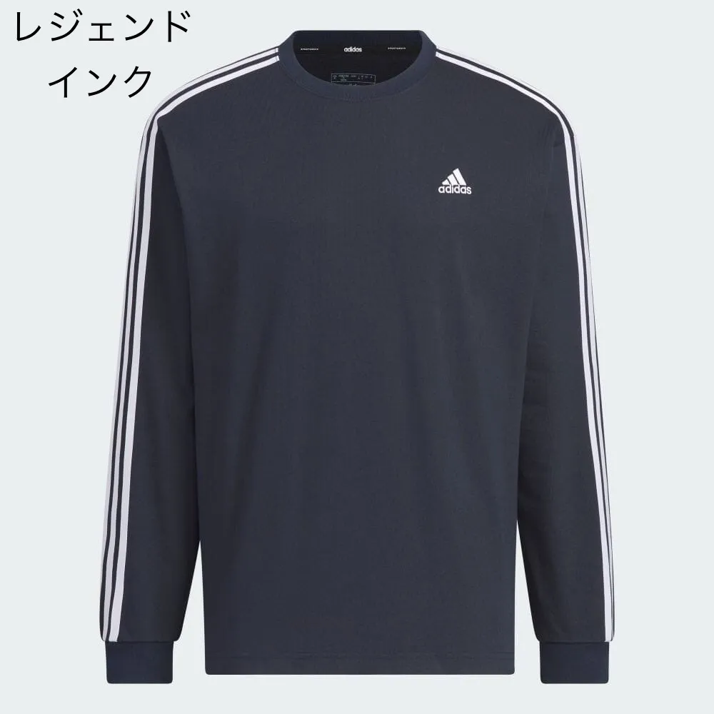 adidas  |Crew Neck Stripes Unisex Street Style Long Sleeves Plain