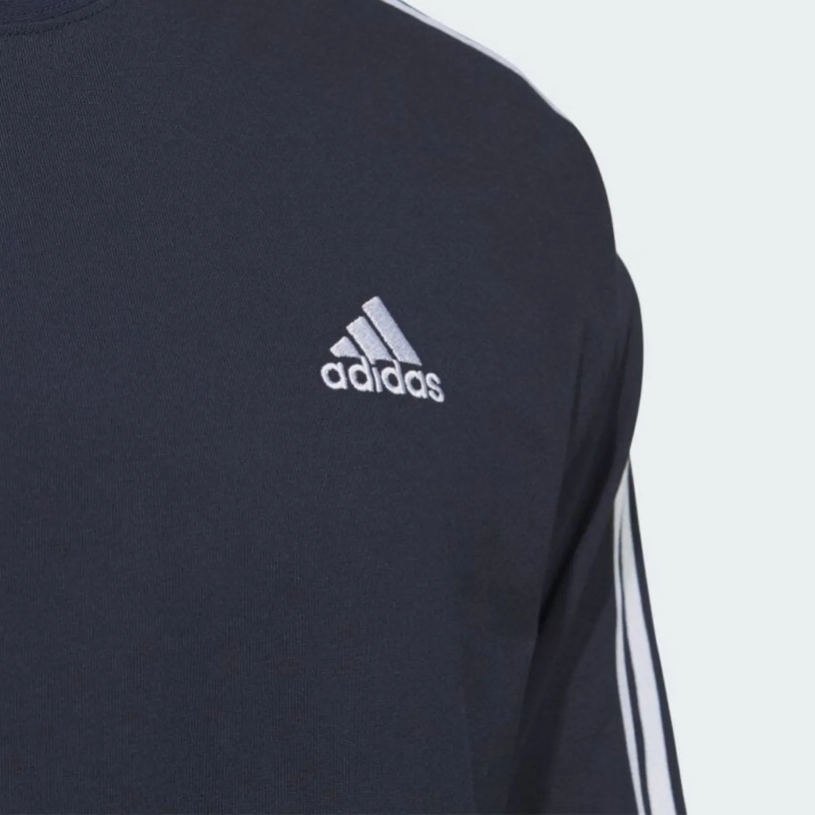 adidas  |Crew Neck Stripes Unisex Street Style Long Sleeves Plain