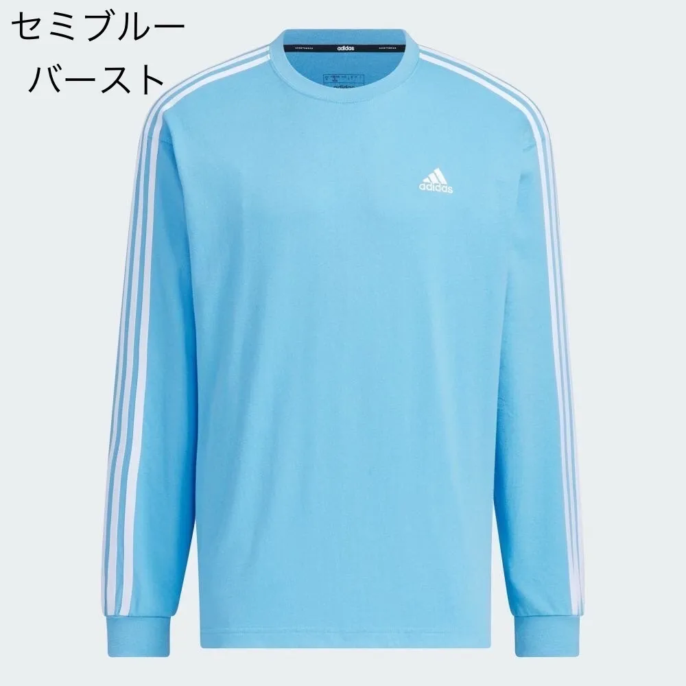 adidas  |Crew Neck Stripes Unisex Street Style Long Sleeves Plain