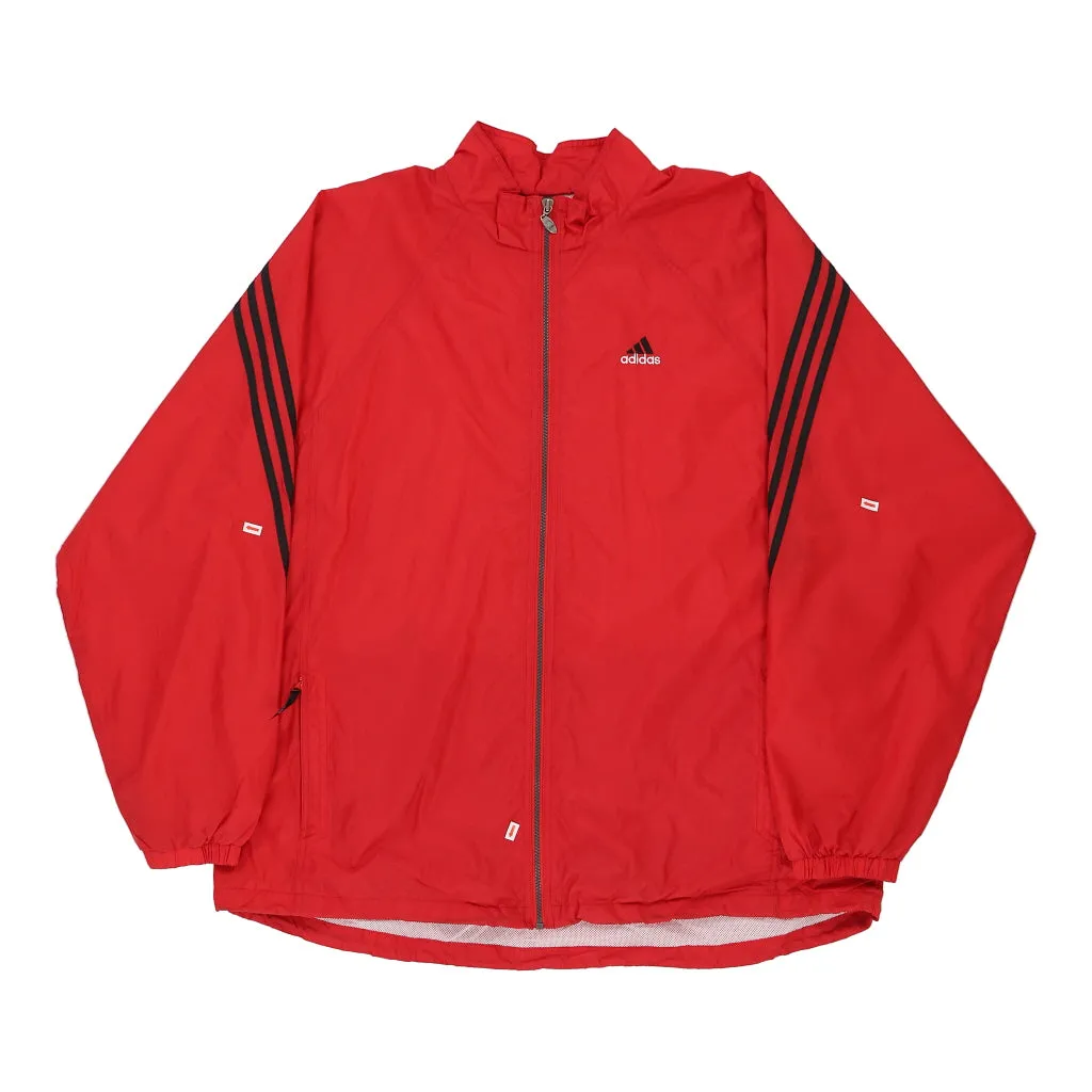 Adidas Jacket - 2XL Red Polyester