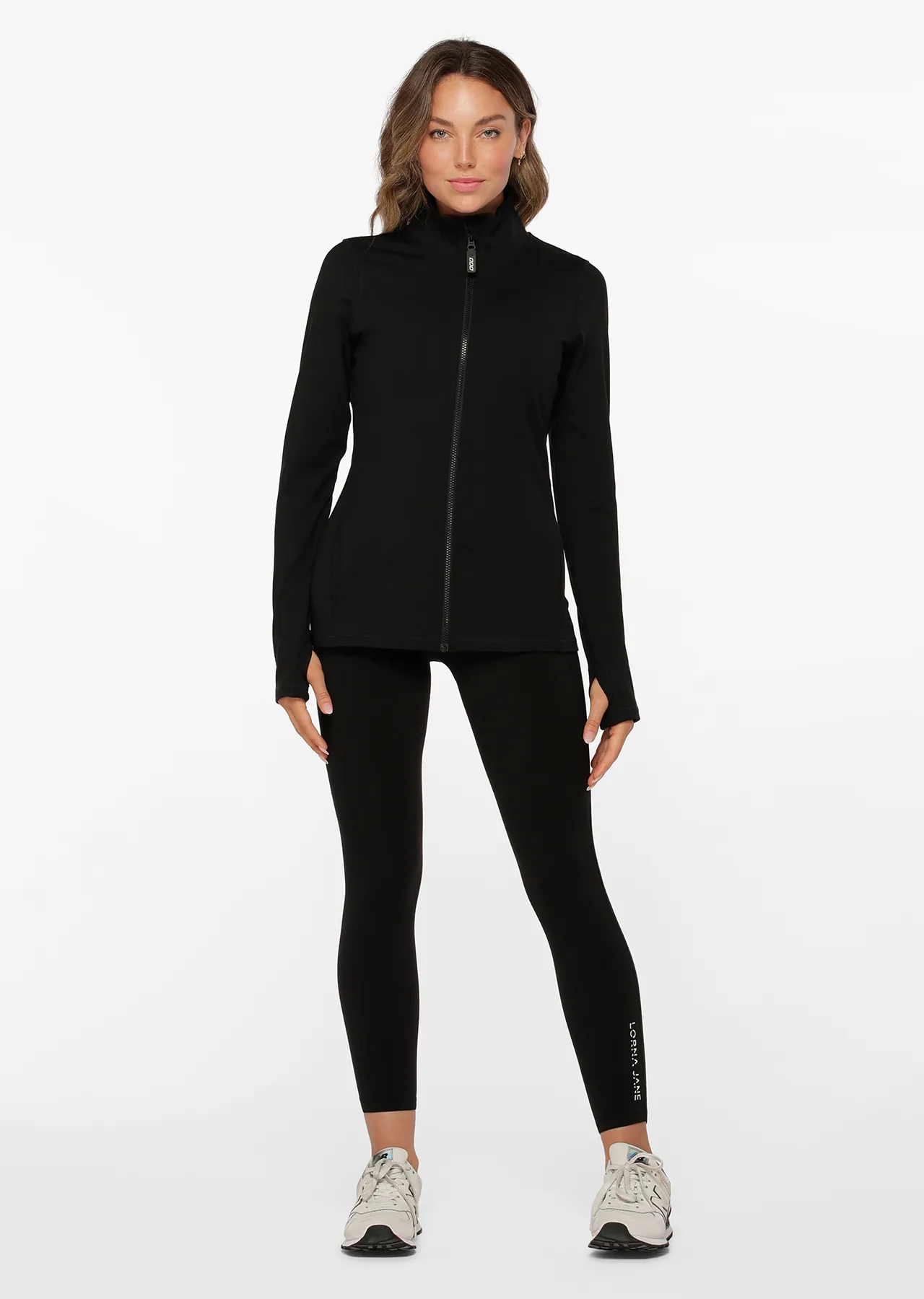 Amy Thermal Active Zip Through Jacket | Black | Jackets, Hoodies and Sweats | Lorna Jane Australia