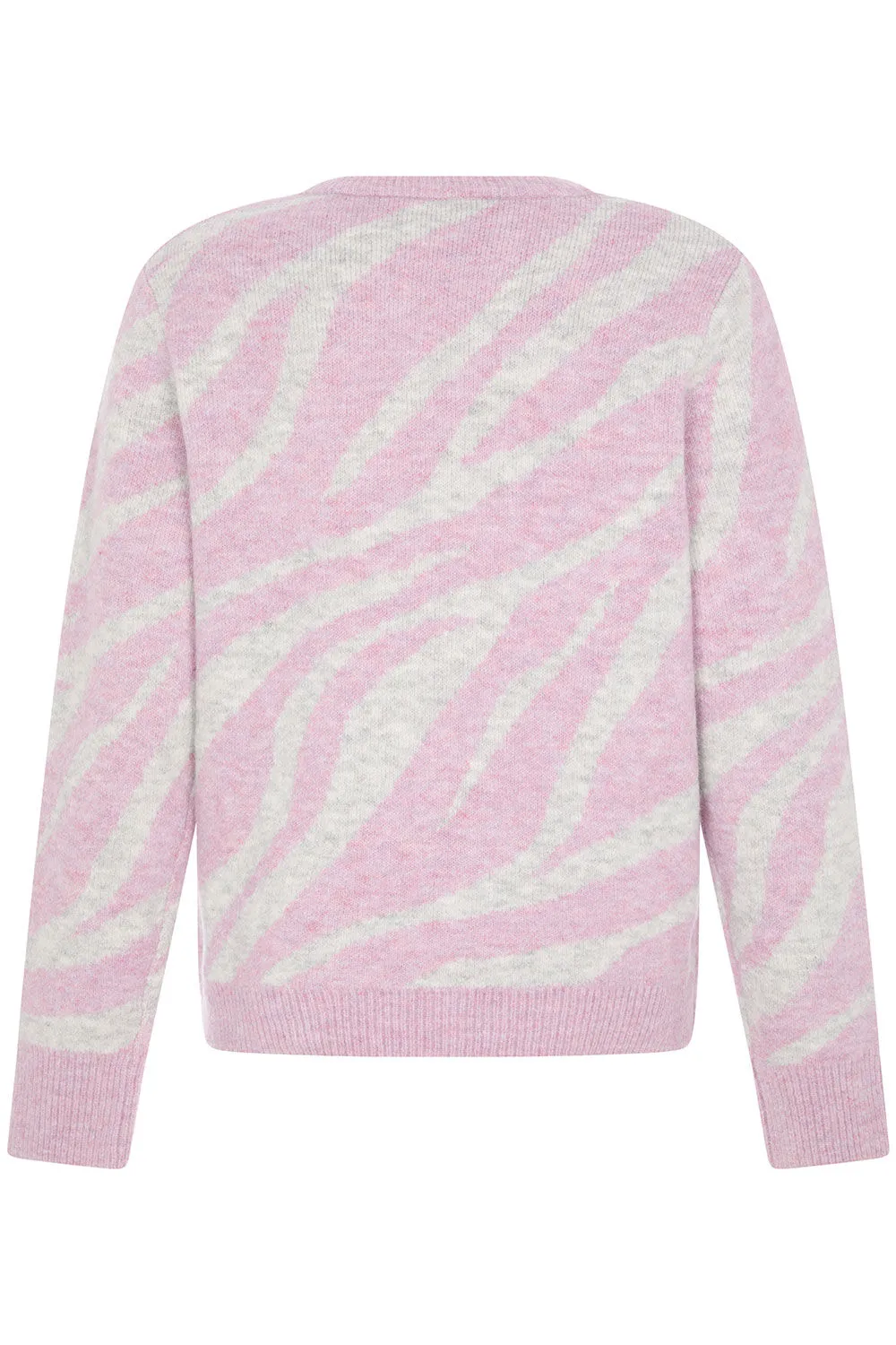 Animal Print Jacquard Jumper