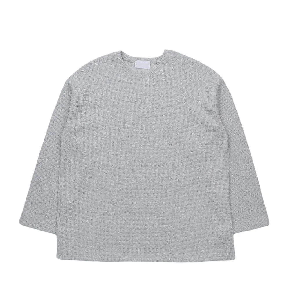 ASCLO  |Crew Neck Unisex Street Style Long Sleeves Cotton Oversized