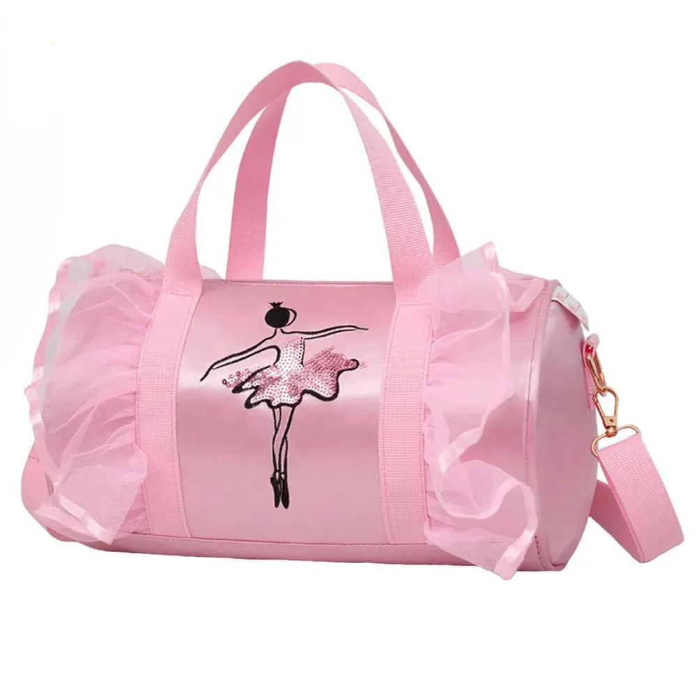 Ashore Shop New Ballet Dance Bag Small for Kids or Adult Pink Sports Dance