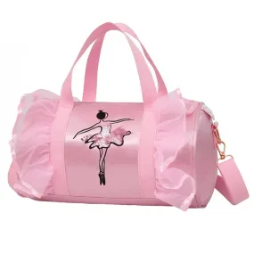 Ashore Shop New Ballet Dance Bag Small for Kids or Adult Pink Sports Dance