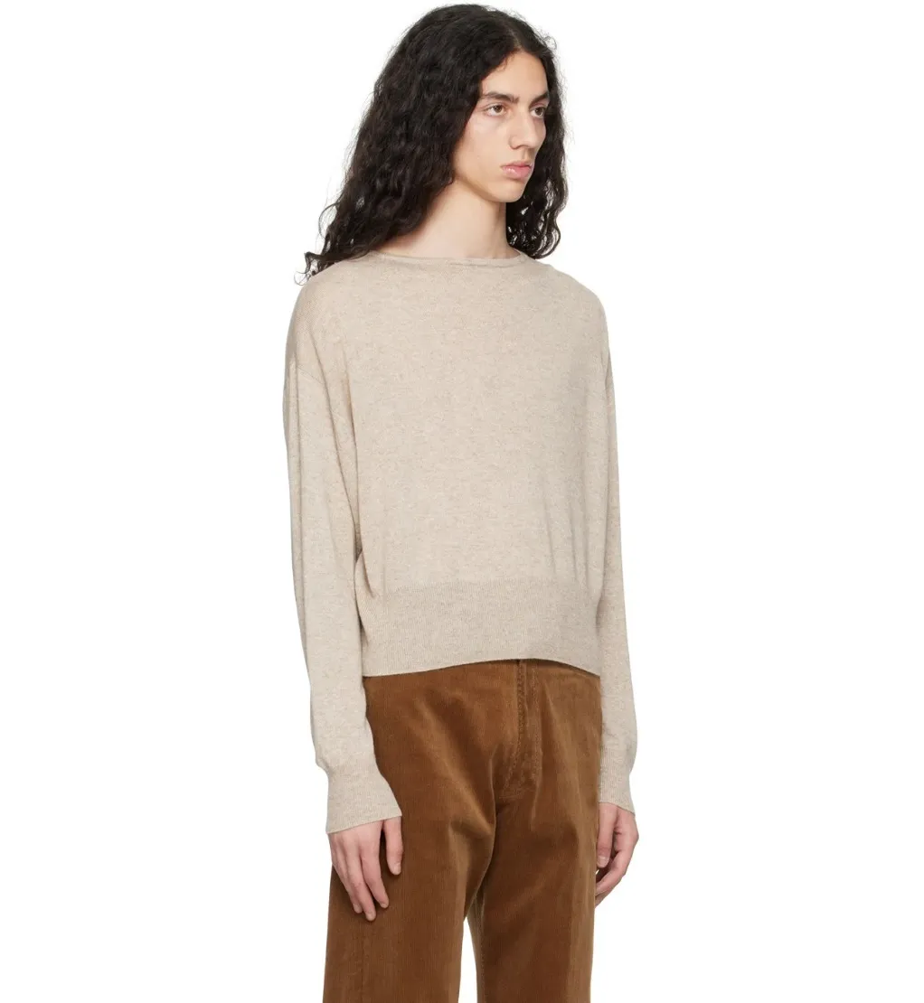 AURALEE  |Cashmere Silk Plain Sweaters