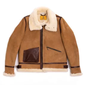 Aviatore B-3 Sabbia Shearling Jacket - Shangri-la Heritage