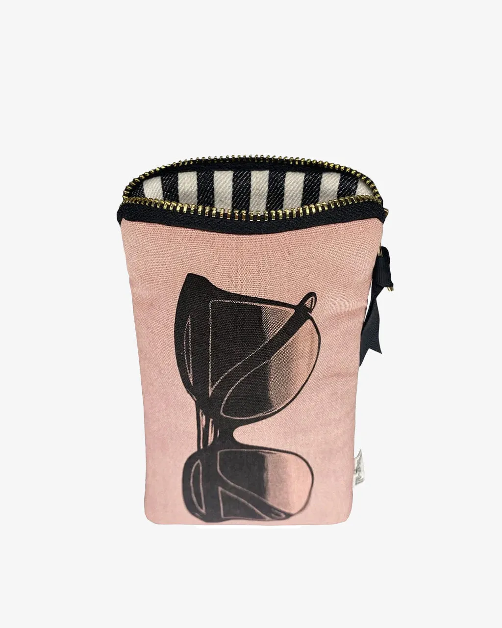 bag-all Glasses Case with Outside Pocket - Pink/Blush