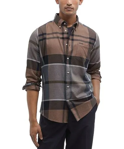 Barbour Dunoon Printed Long Sleeve Button Down Shirt