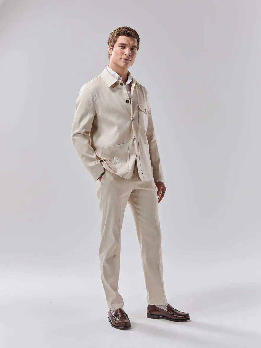 Batch 05 - Mens Cream Linen Jacket