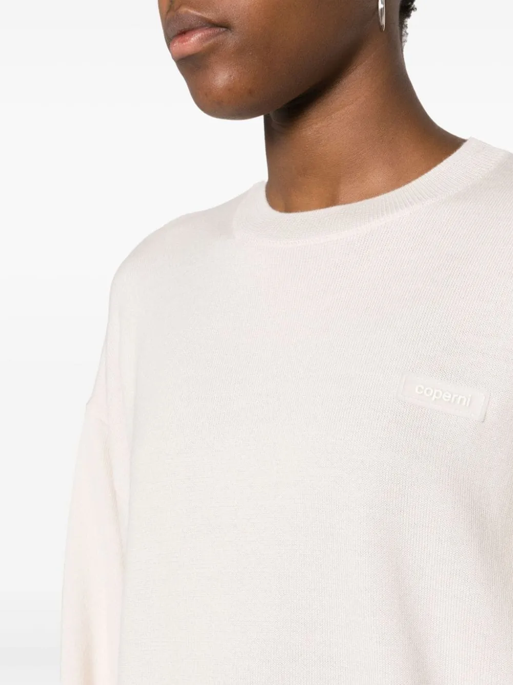 Beige Logo Sweater