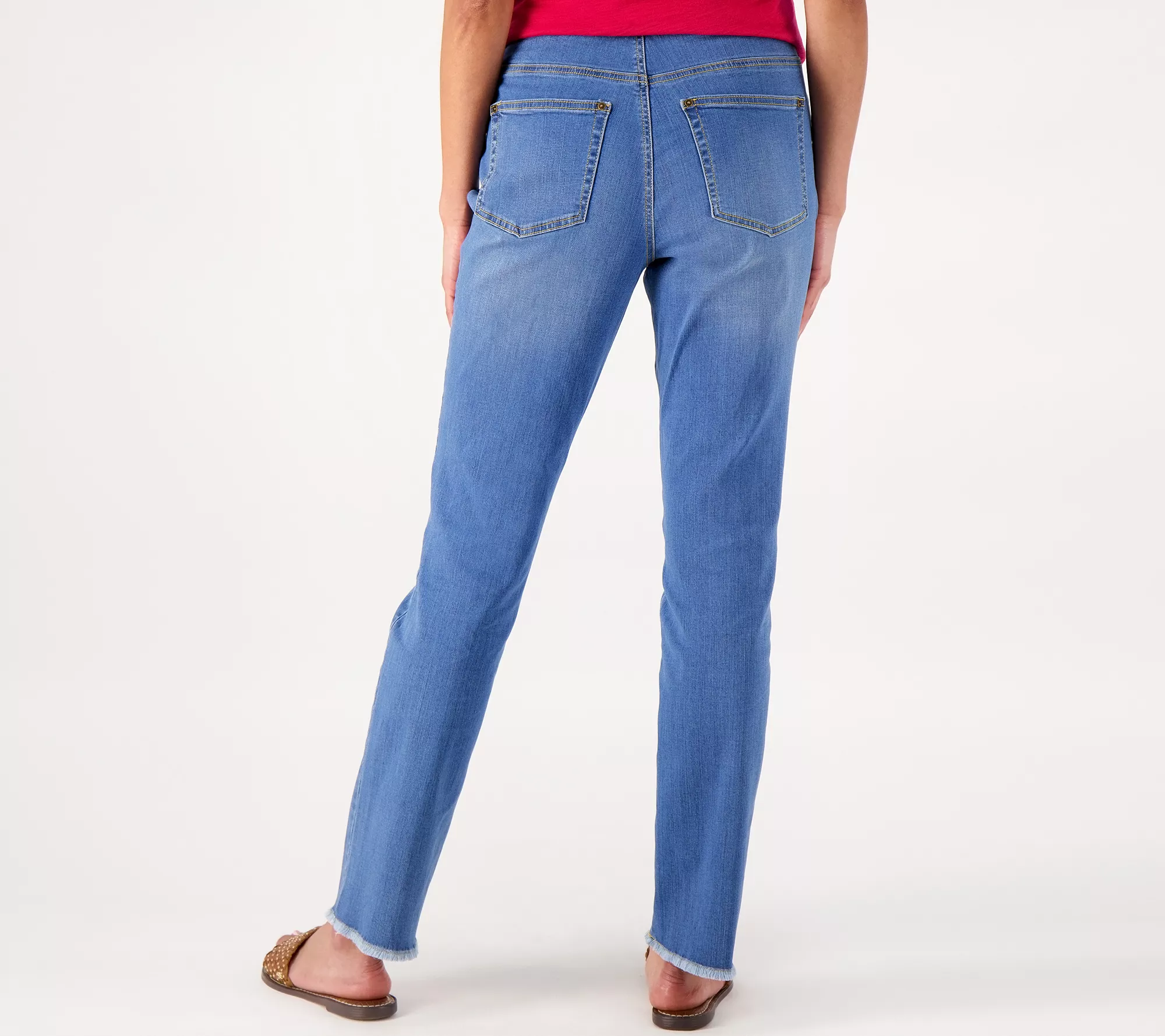 Belle by Kim Gravel Petite TripleLuxe Denim Jeans