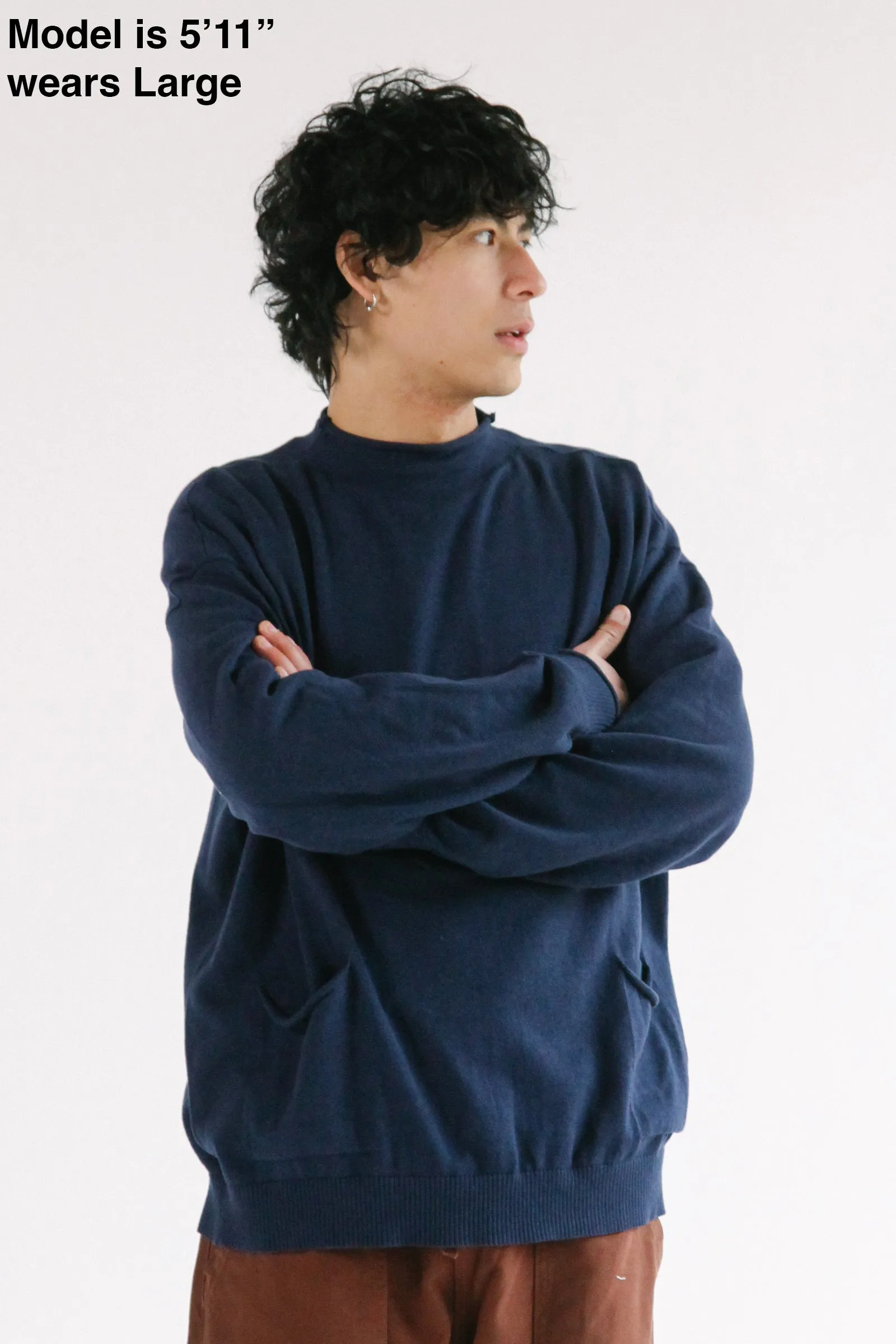 Blacksmith - Fishing Sweater - Navy