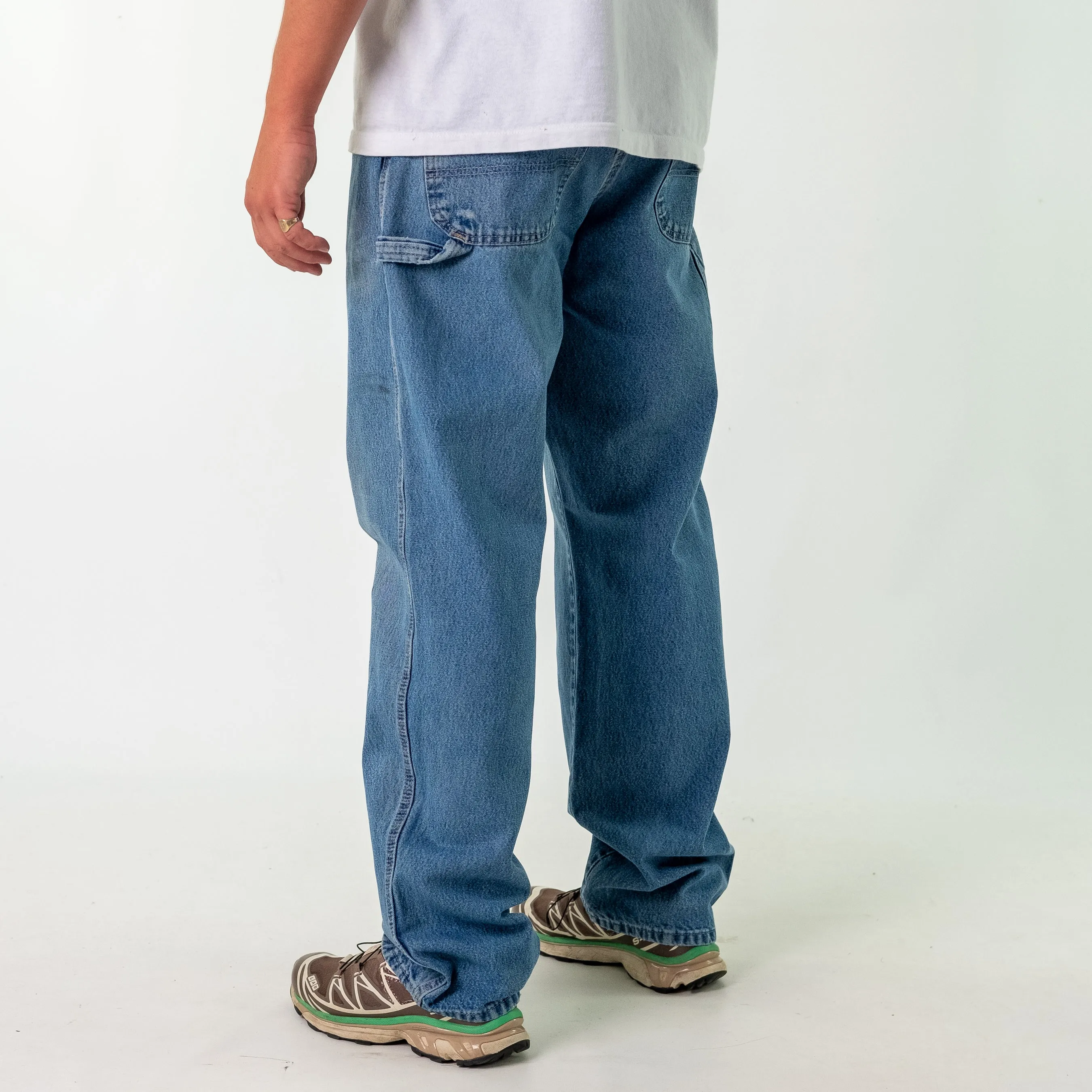 Blue y2ks Dickies Denim Carpenter Jeans Baggy Pants (34x34)