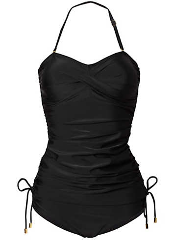 bonprix Bandeau Ruched Detail Tankini Set | Grattan