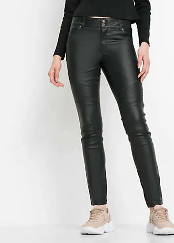 bonprix bonprix Faux Leather Trousers | Kaleidoscope