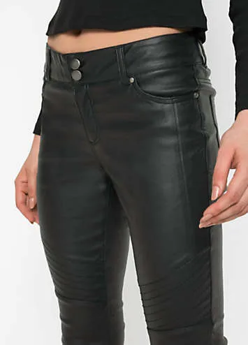 bonprix bonprix Faux Leather Trousers | Kaleidoscope