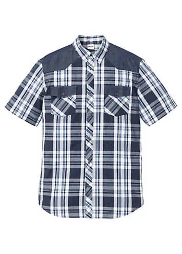 bonprix Check Short Sleeve Shirt | Grattan