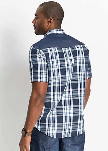 bonprix Check Short Sleeve Shirt | Grattan