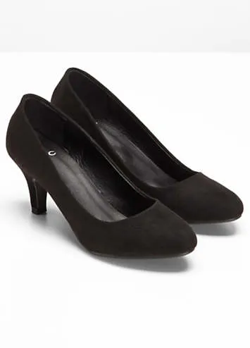 bonprix Classic Faux Suede Courts | Grattan