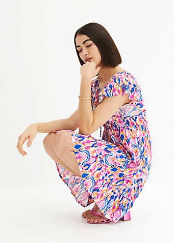 bonprix Flounced Mini Dress | Grattan