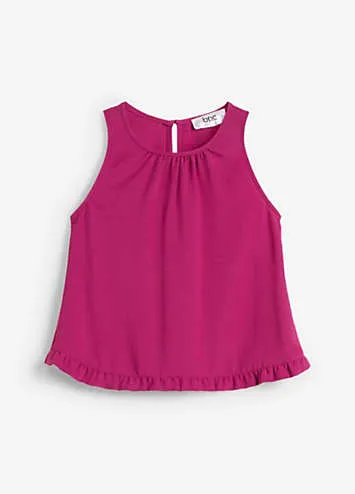 bonprix Kids Ruffle Trim Top | Grattan