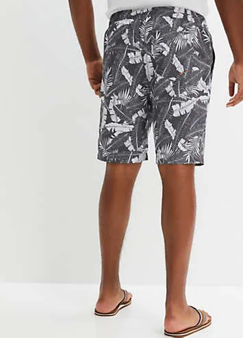 bonprix Leaf Print Swim Shorts | Grattan