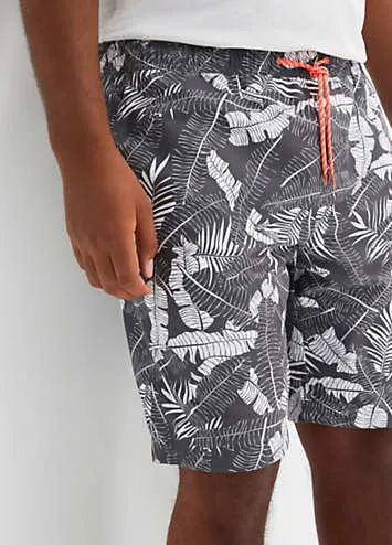 bonprix Leaf Print Swim Shorts | Grattan