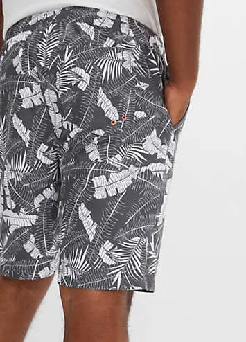 bonprix Leaf Print Swim Shorts | Grattan