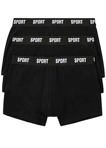 bonprix Pack of 3 Fitted Boxers | Grattan