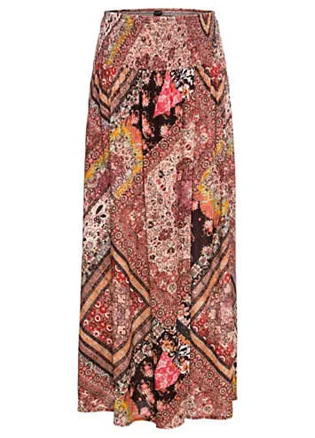 bonprix Print Wrap Maxi Skirt | Grattan