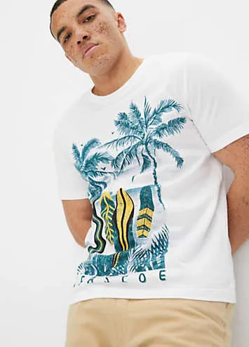 bonprix Surfboard Print T-Shirt | Grattan