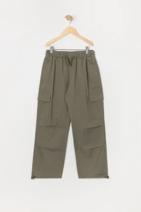 Boys Toggle Hem Parachute Cargo Pant