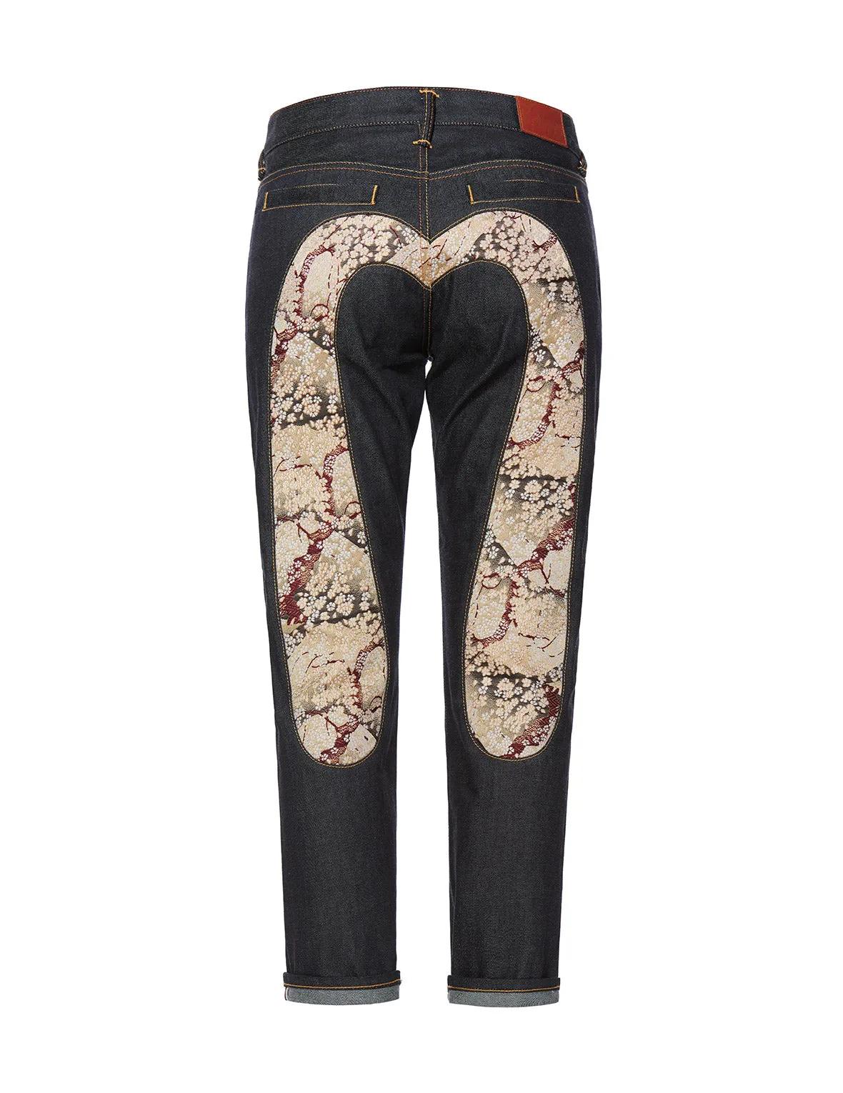 Brocade Daicock Insert Boyfriend Jeans