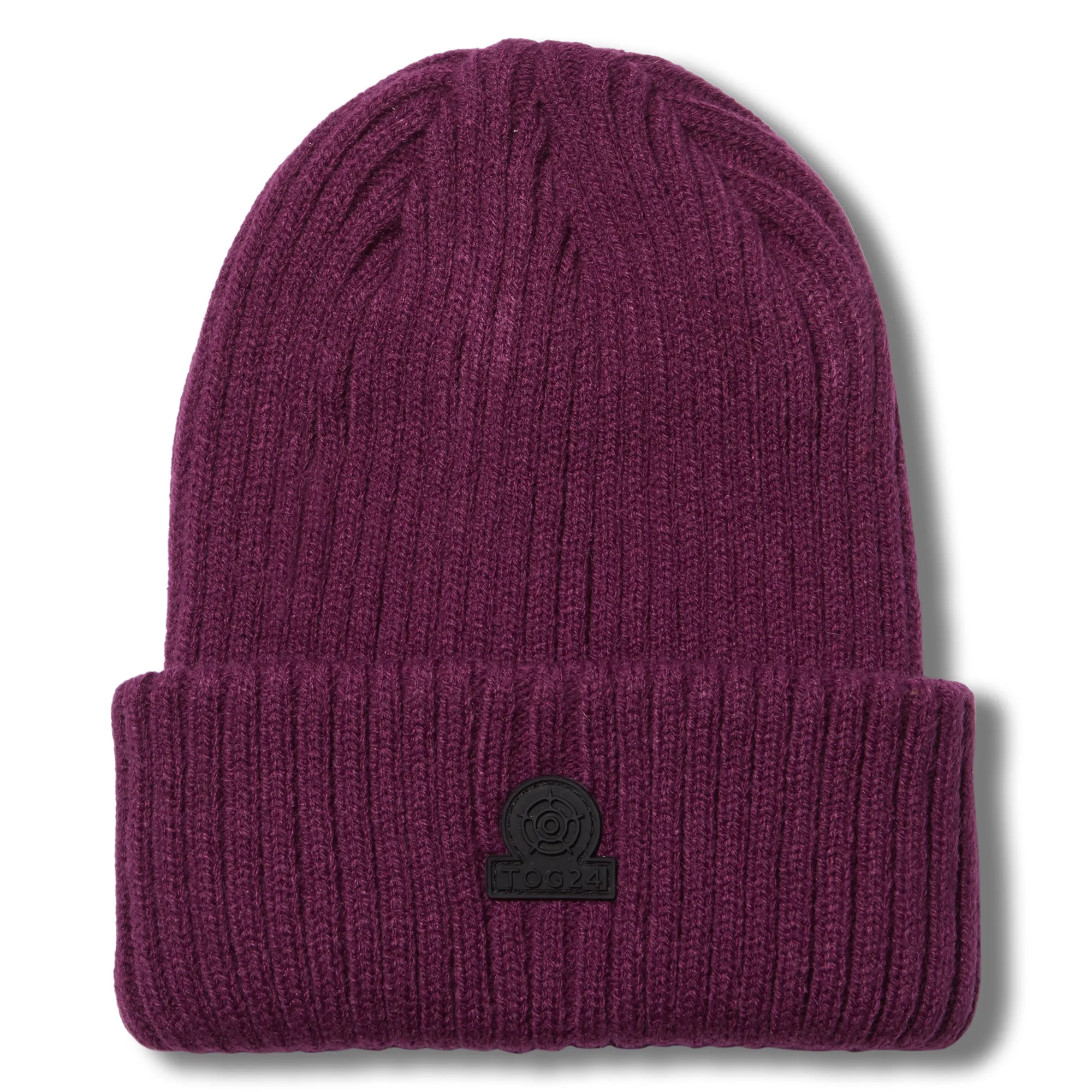 Burke Knit Hat - Purple Berry