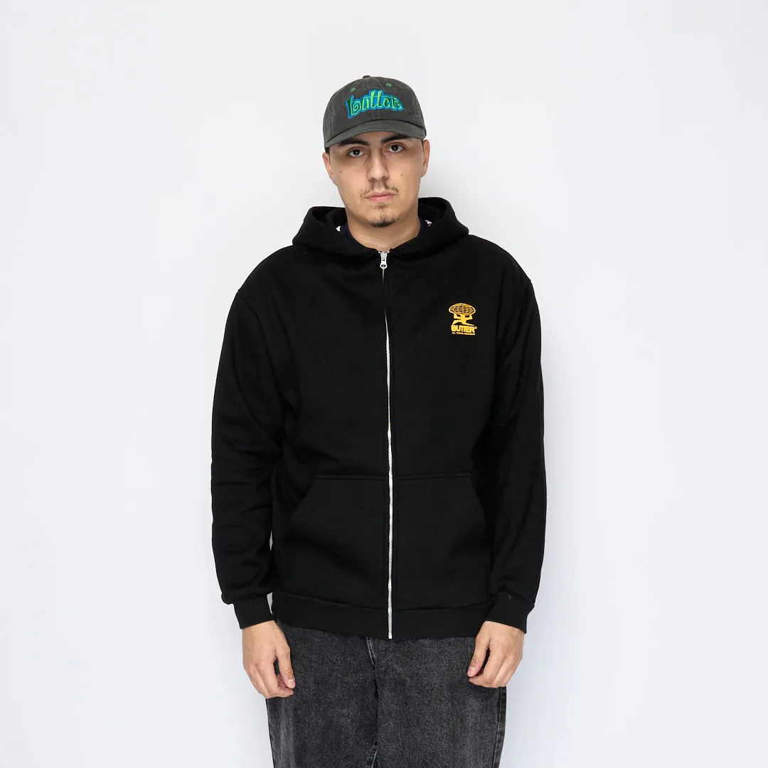 Butter Goods - Terrain Zip-Thru Hood (Black)