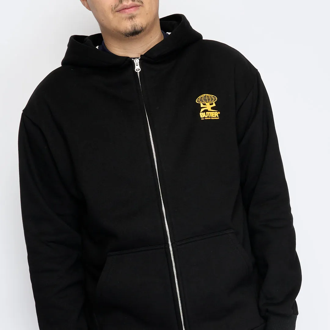 Butter Goods - Terrain Zip-Thru Hood (Black)