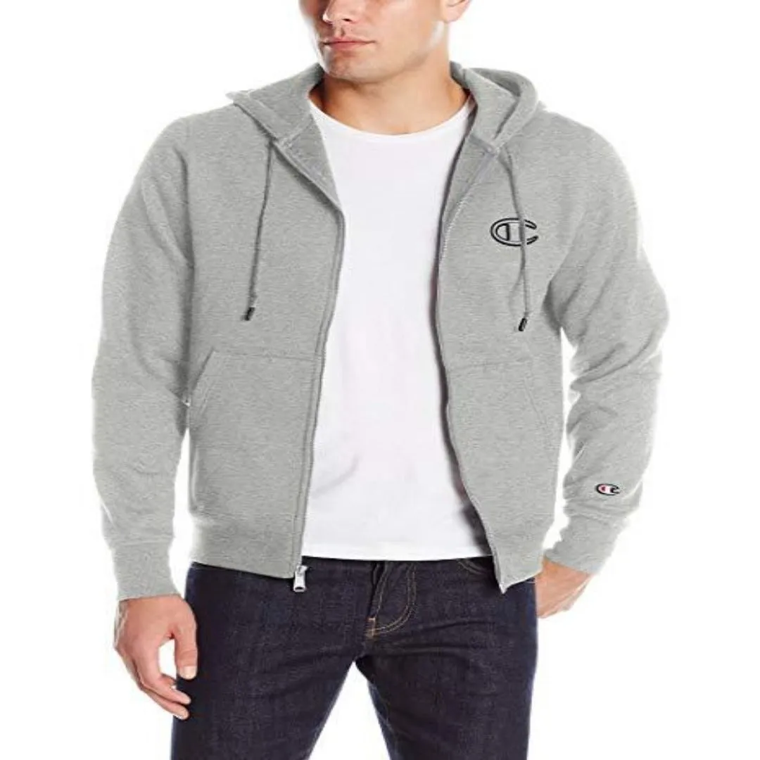 Champion SUPER FLEECEFULL ZIPHOOD Men’s - OXFORD GRAY