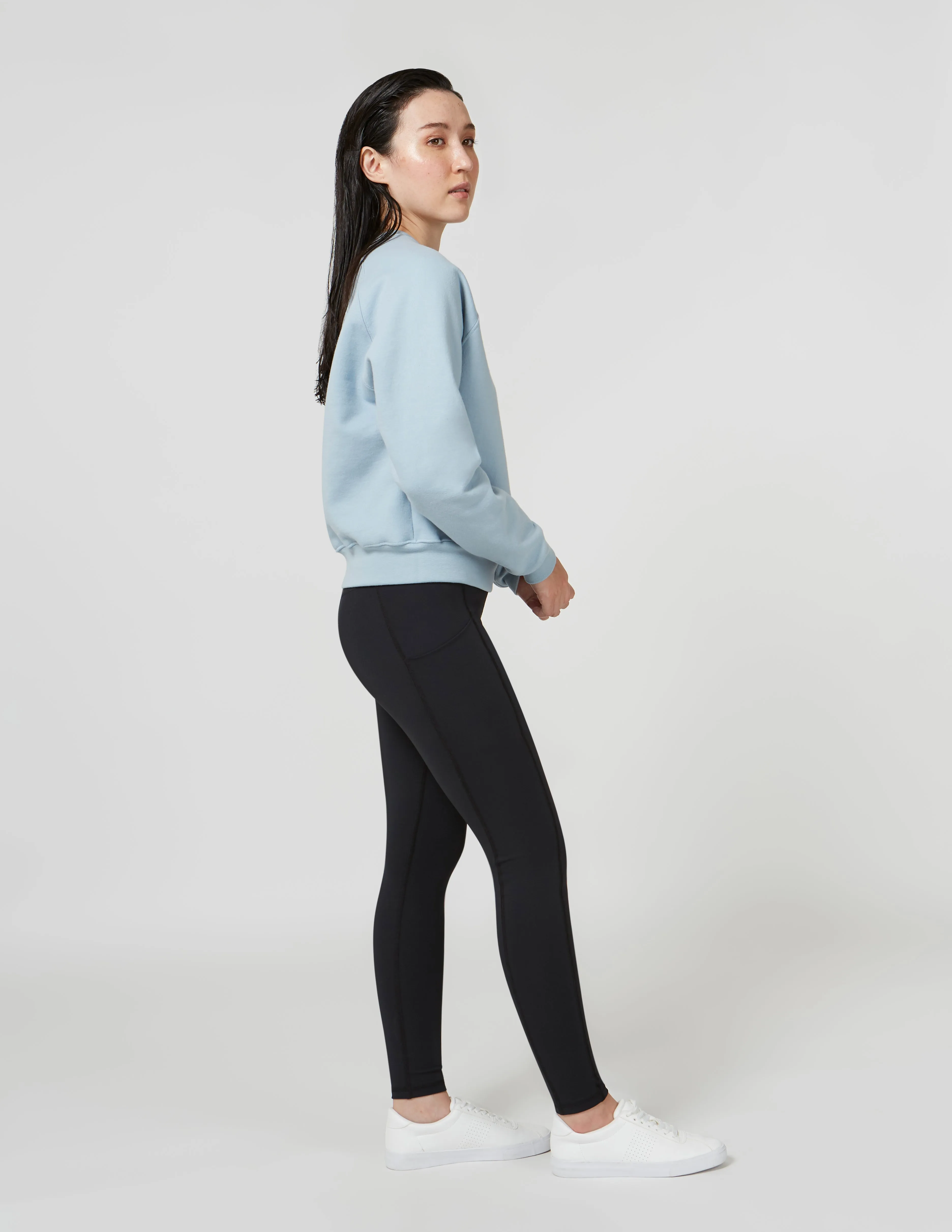 CHANDAIL MOLLETONN CROP - UNI||CROP SWEATSHIRT - SOLID