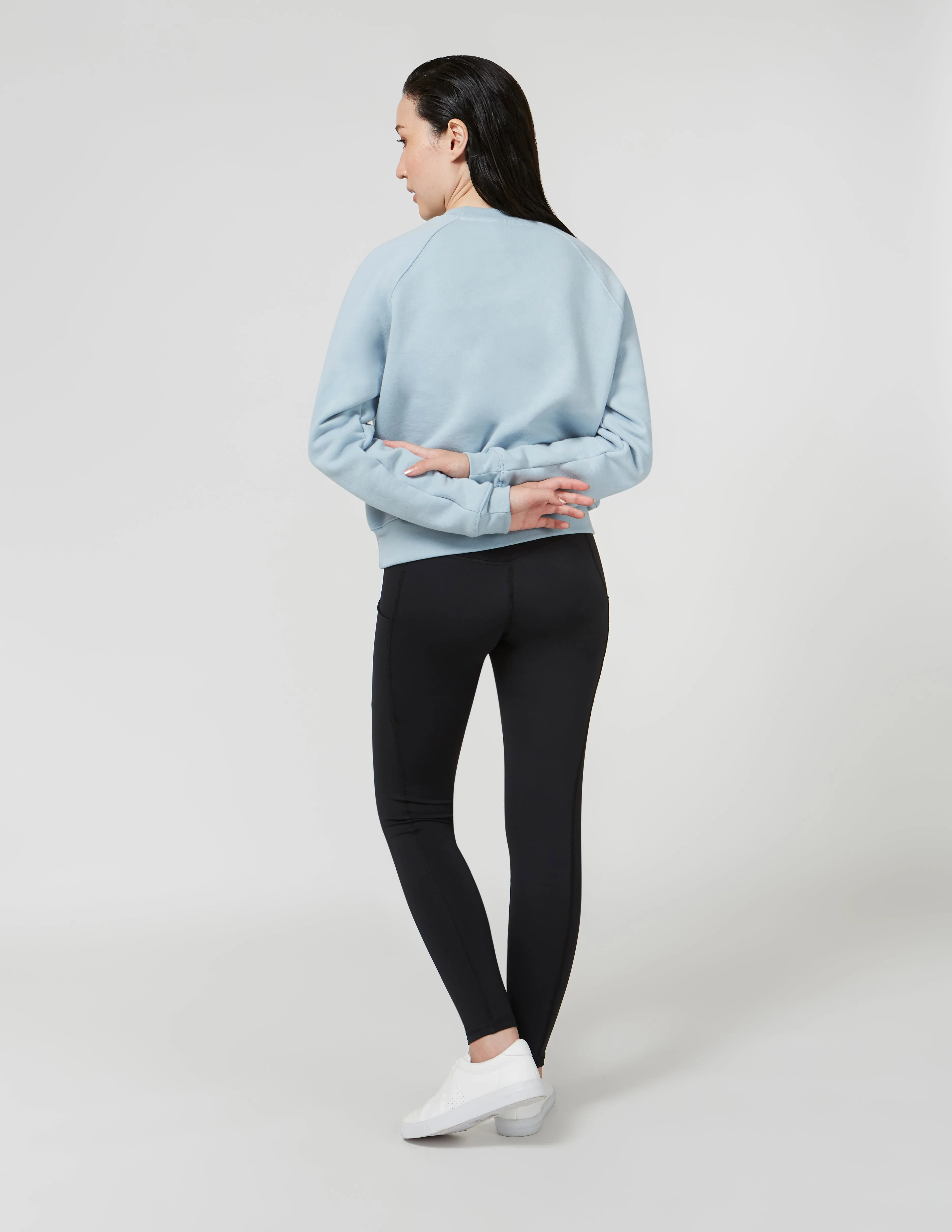 CHANDAIL MOLLETONN CROP - UNI||CROP SWEATSHIRT - SOLID