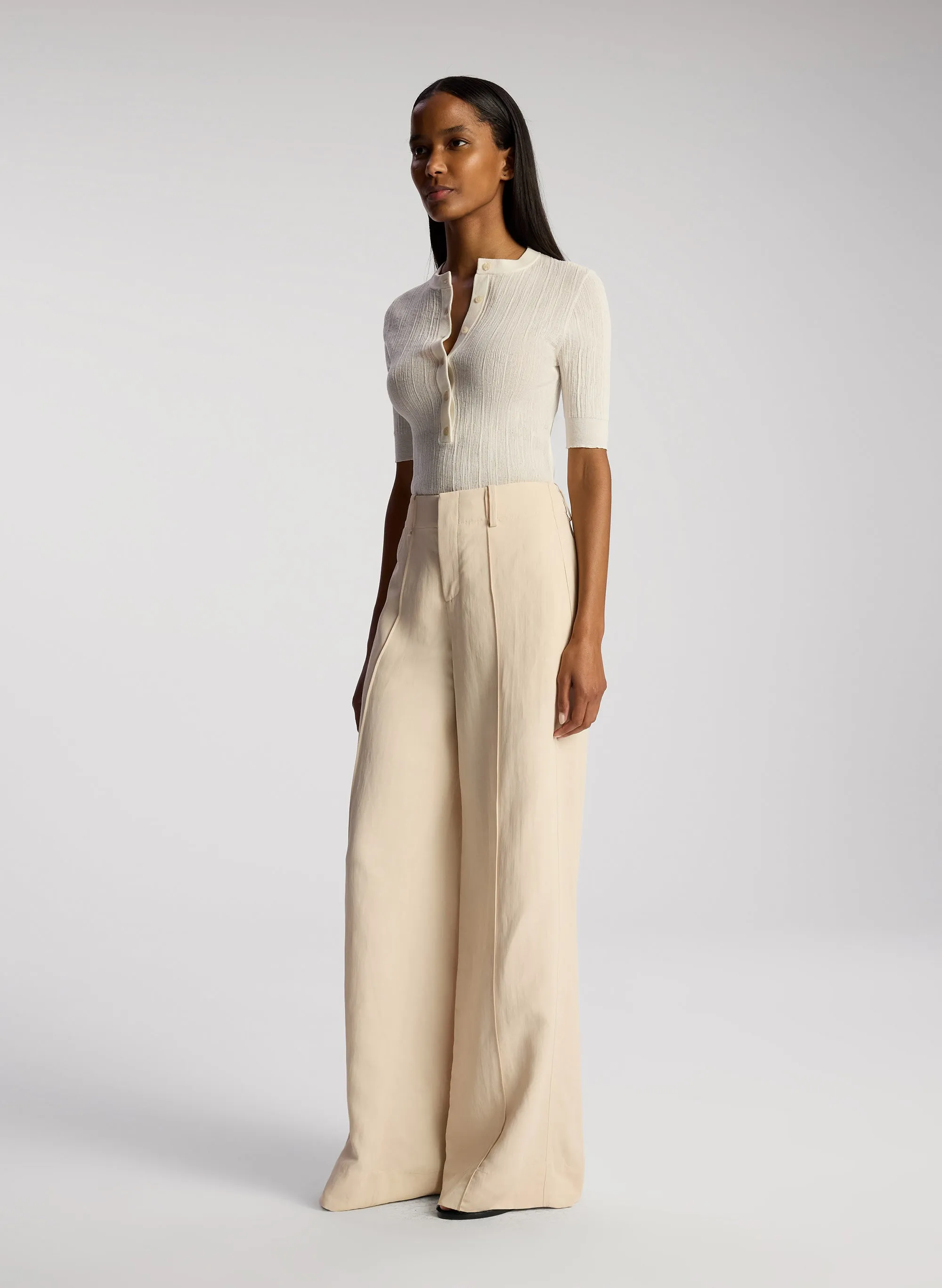 Colton Linen Wide Leg Pant