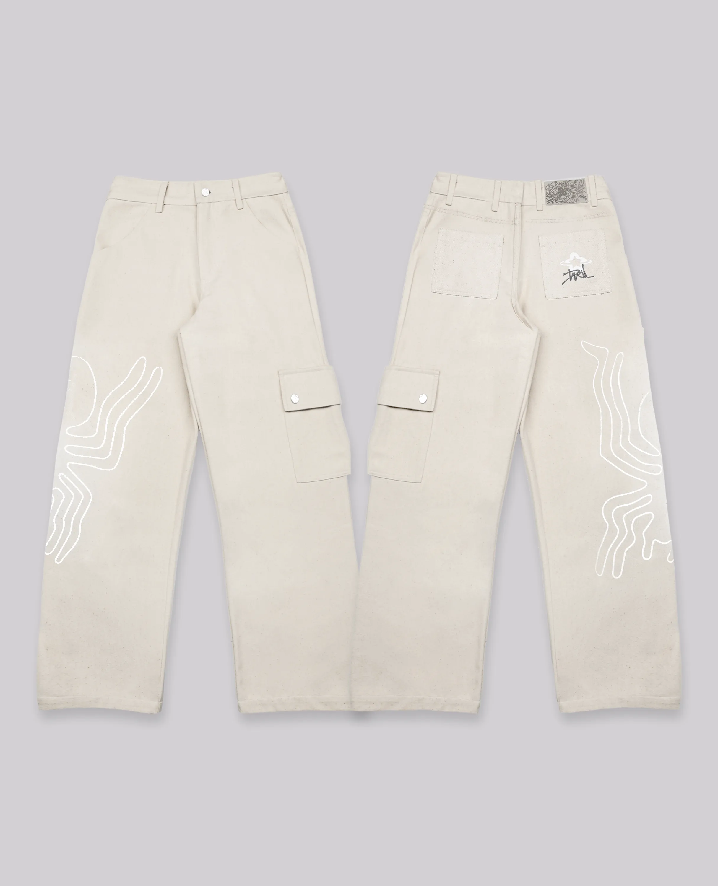 CREAM NAZCA PANT V2