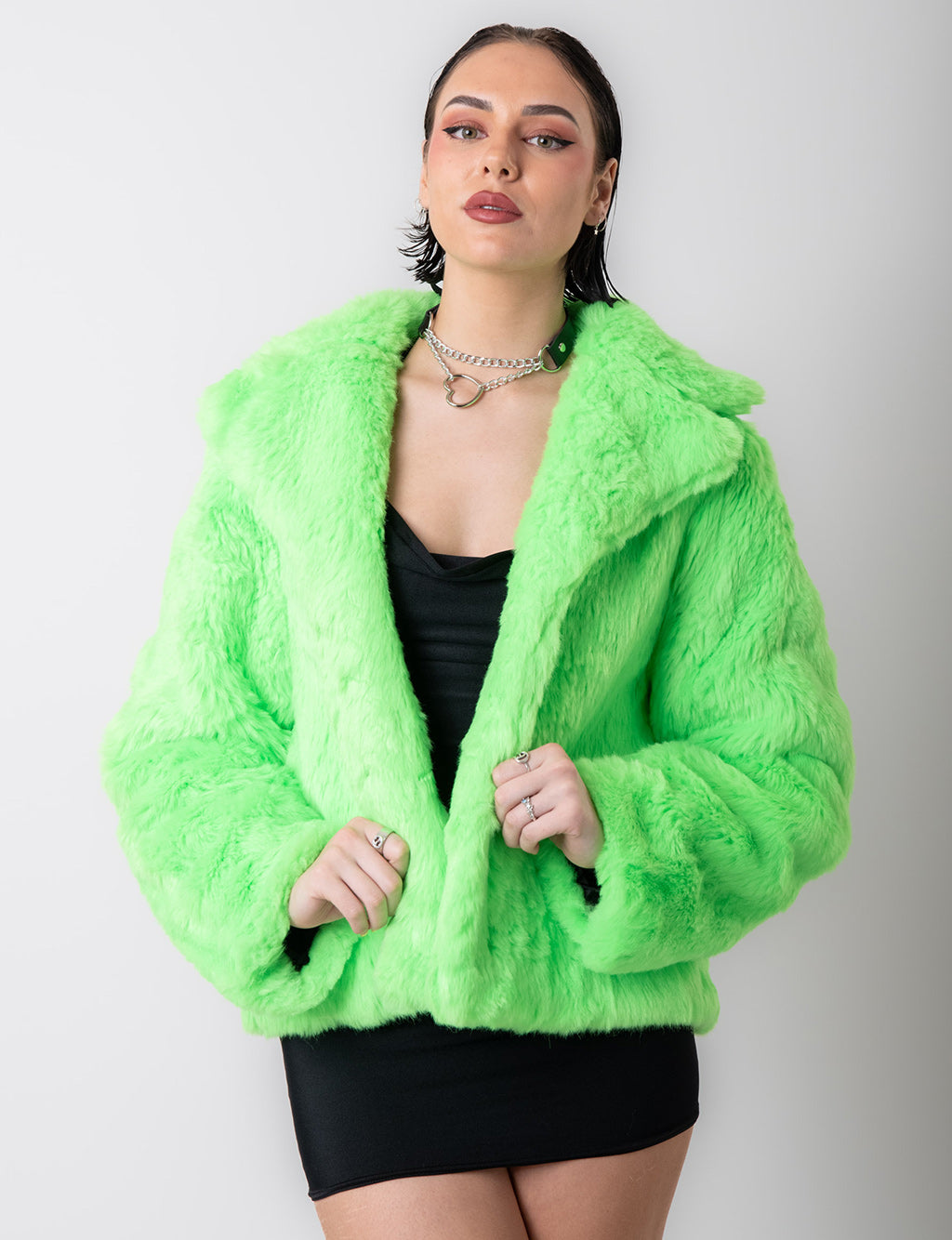 CUSTOM FAUX FUR JACKET 2.0 - CROPPED  MADE 4 U 