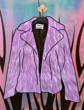 CUSTOM FAUX FUR JACKET - CROPPED  MADE 4 U 