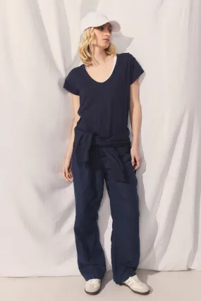 D-Luxe Wide Leg Linen Pant