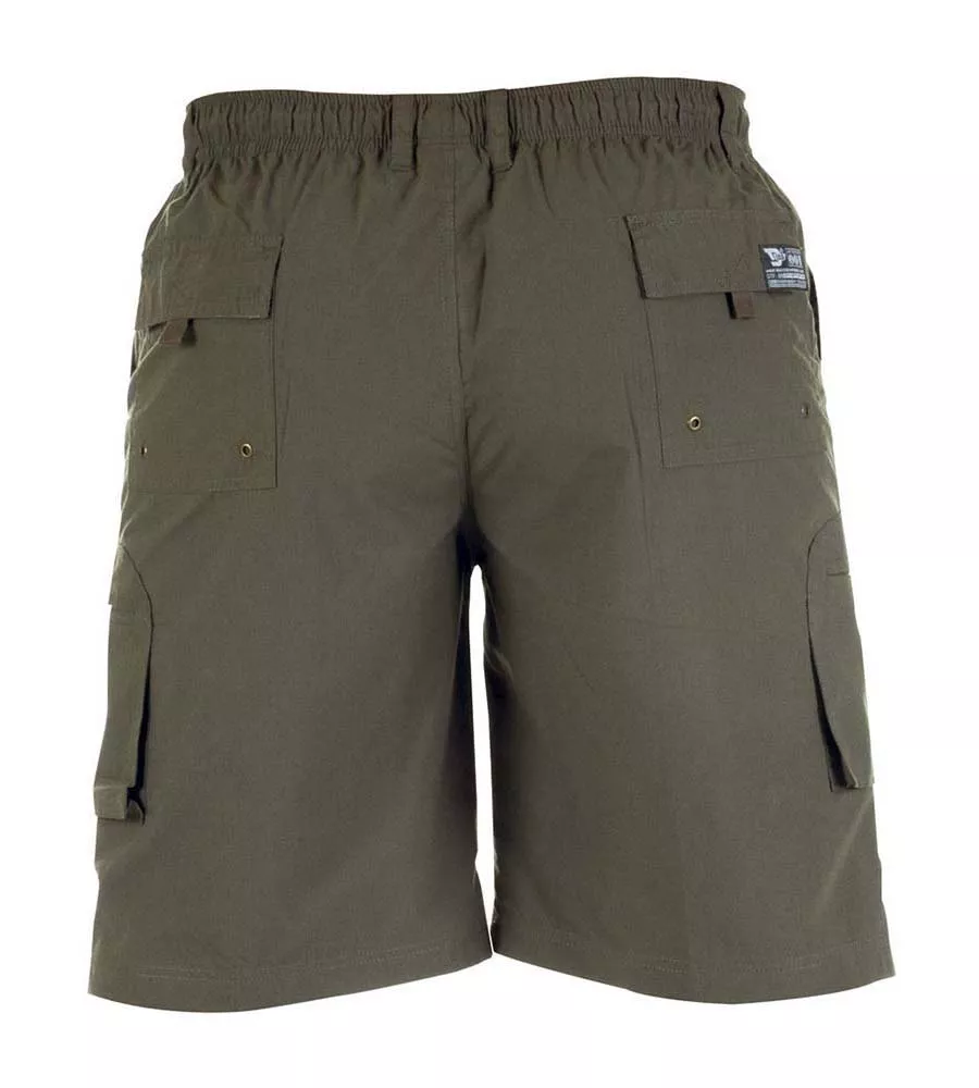 D555 Mens Khaki Cargo Short With Shaped Leg Pockets (NICK)