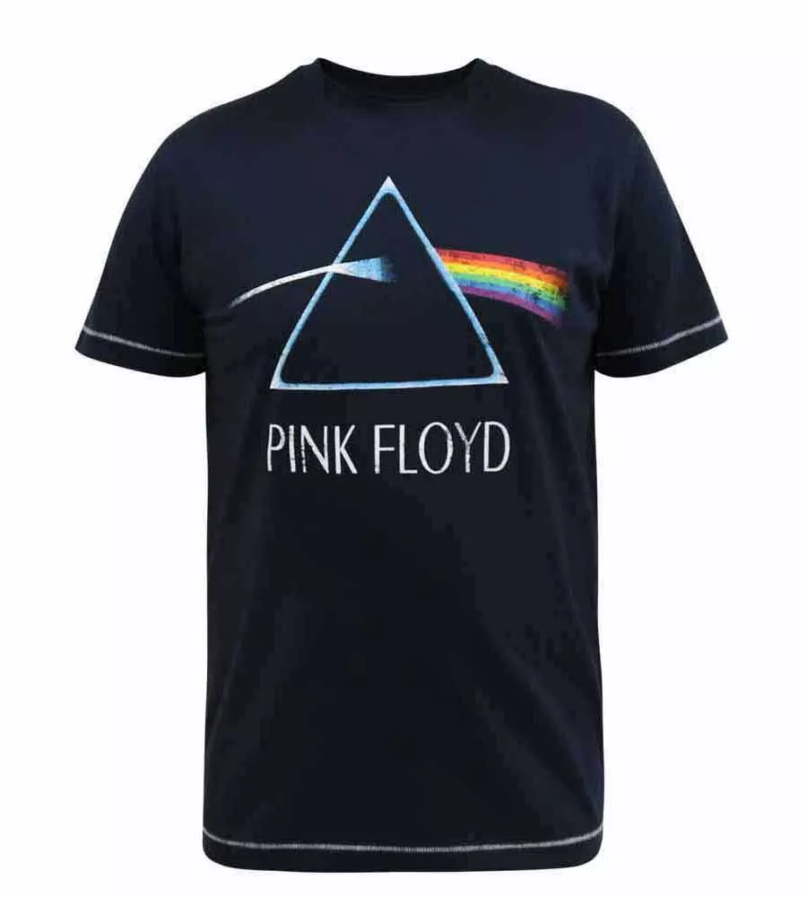 D555 Tall Mens Pink Floyd Printed T-Shirt Official Licensed Product (ECLIPSE)